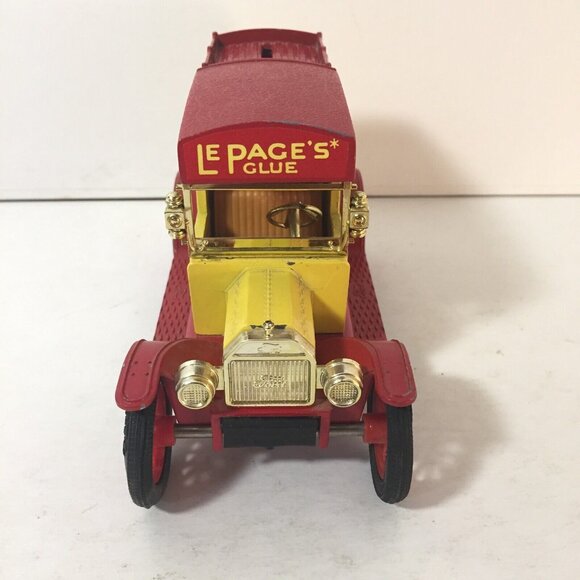 Ertl Replica Ford 1913 Model T Van  Car Diecast Coin Bank Le Pages Glue Preowned - Picture 3 of 8